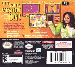That's So Raven: Psychic on the Scene - Box - Back Image