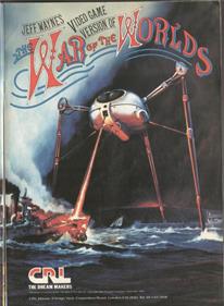 The War of the Worlds - Advertisement Flyer - Back Image