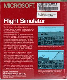 Microsoft Flight Simulator - Box - Back Image