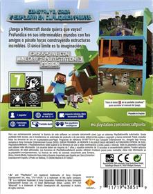 Minecraft: Playstation Vita Edition - Box - Back Image