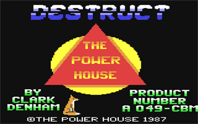 Destruct - Screenshot - Game Title Image