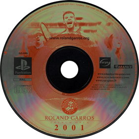 Roland Garros French Open 2001 - Disc Image