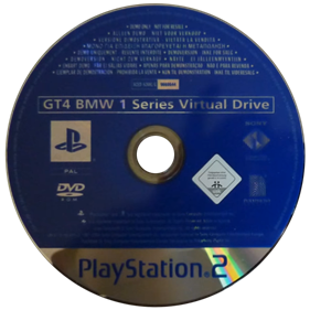 Gran Turismo 4: BMW 1 Series Virtual Drive Dealership - Disc Image
