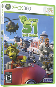 Planet 51: The Game - Box - 3D Image