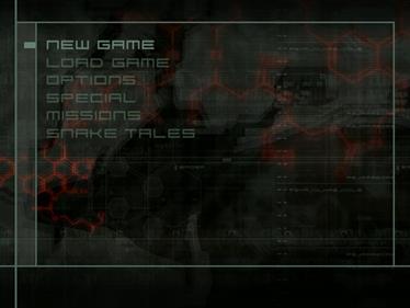 Metal Gear Solid 2: Substance - Screenshot - Game Select Image