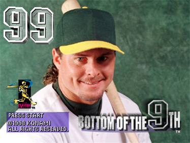 Bottom of the 9th '99 - Screenshot - Game Title Image