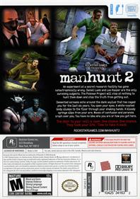 Manhunt 2 - Box - Back Image