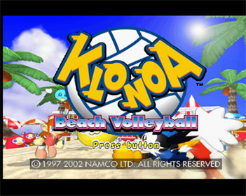 Klonoa Beach Volleyball - Screenshot - Game Title Image
