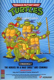 Teenage Mutant Hero Turtles [Mirrorsoft] - Advertisement Flyer - Front Image