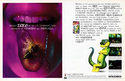 Gex - Advertisement Flyer - Front Image
