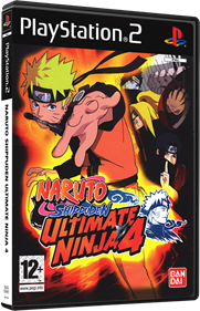 Naruto Shippuden: Ultimate Ninja 4 - Box - 3D Image