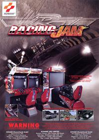 Racing Jam - Advertisement Flyer - Front Image