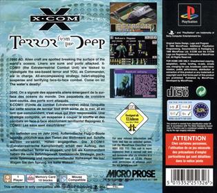 X-COM: Terror from the Deep - Box - Back Image