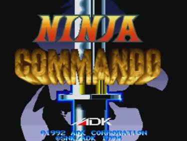 Ninja Commando - Screenshot - Game Title Image