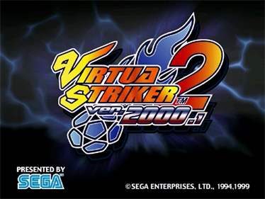 Virtua Striker 2 - Screenshot - Game Title Image