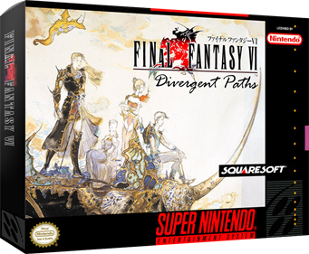 Final Fantasy VI: Divergent Paths - Box - 3D Image
