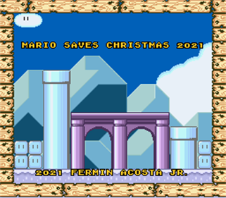 Mario Saves Christmas 2021 - Screenshot - Game Title Image