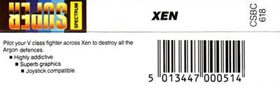 Xen - Box - Back Image
