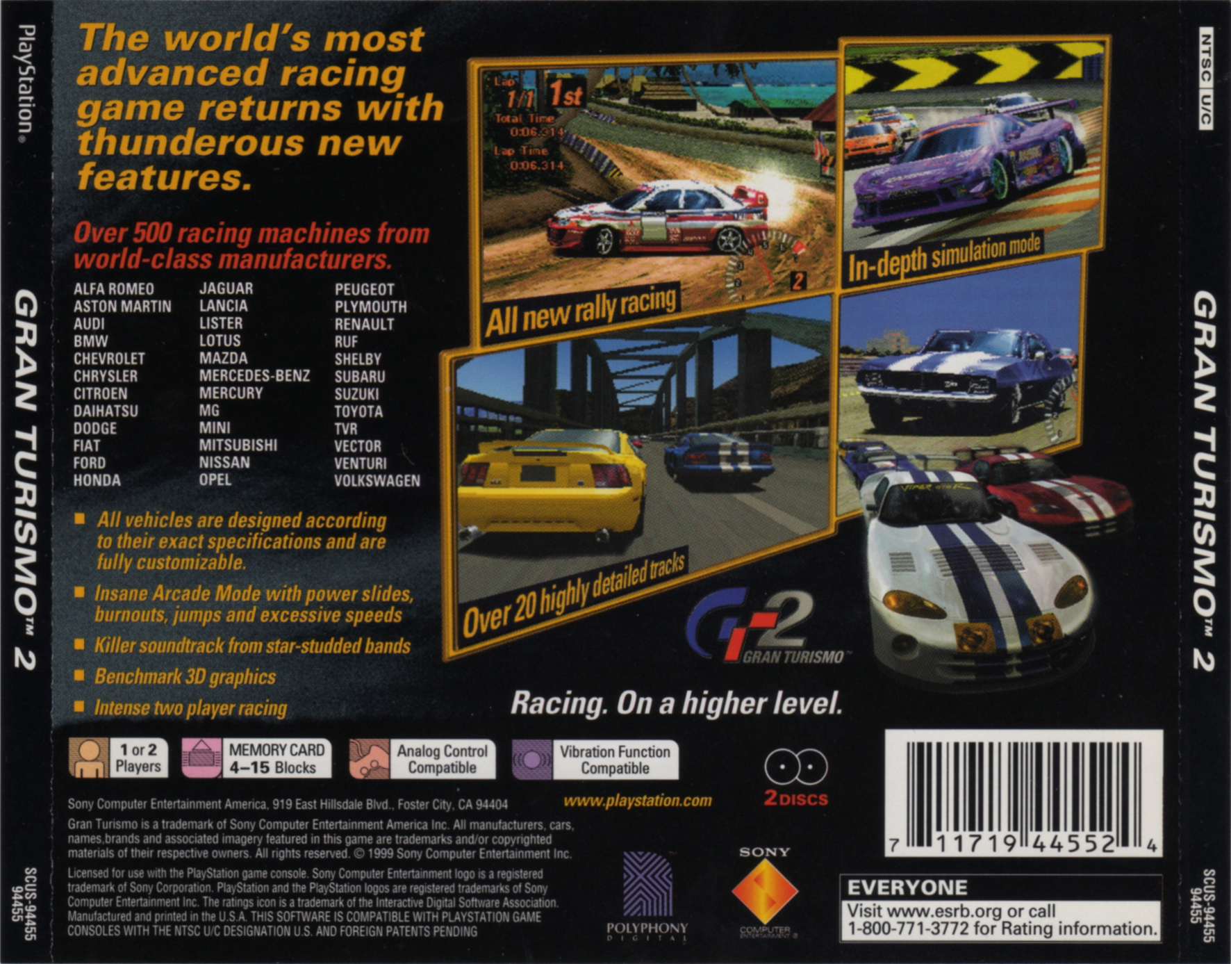 Gran Turismo 2 Details - Launchbox Games Database