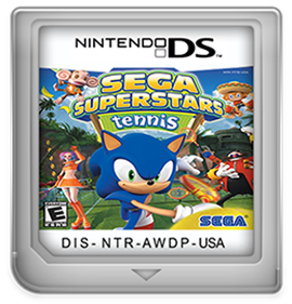Sega Superstars Tennis - Fanart - Cart - Front