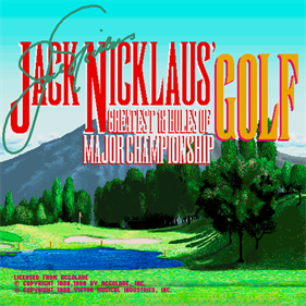 Jack Nicklaus' Greatest 18 Holes of Major Championship Golf - Screenshot - Game Title
