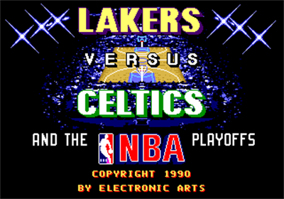 Lakers versus Celtics and the NBA Playoffs - Screenshot - Game Title Image