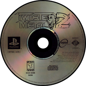 Twisted Metal 2 - Disc Image