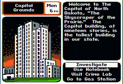 Where in North Dakota is Carmen Sandiego - Screenshot - Gameplay Image