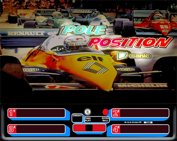 Pole Position - Arcade - Marquee Image
