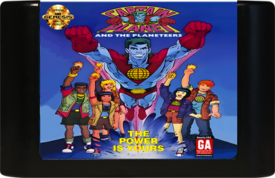 Captain Planet and the Planeteers - Fanart - Cart - Front Image