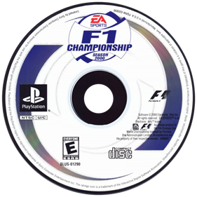 F1 Championship Season 2000 - Disc Image