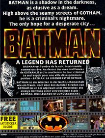 Batman: The Movie - Box - Back Image