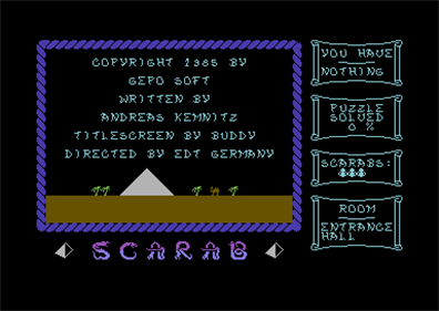 Scarab - Screenshot - Game Over Image