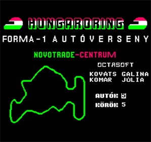 Forma-1: Hungaroring - Screenshot - Game Title Image