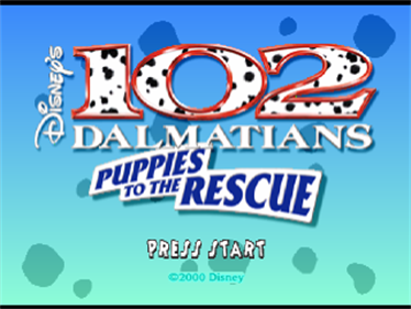 Disney's 102 Dalmatians: Puppies to the Rescue - Screenshot - Game Title Image