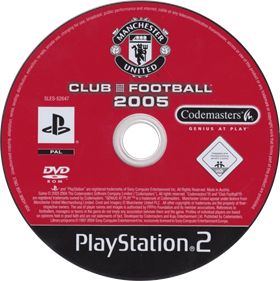 Club Football 2005: Manchester United - Disc Image