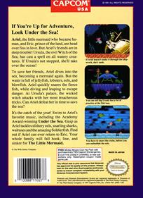 Disney's The Little Mermaid - Box - Back Image