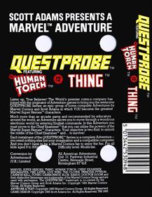 Questprobe featuring Human Torch and the Thing - Box - Back Image