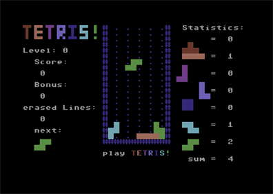 Tetris! - Screenshot - Gameplay Image