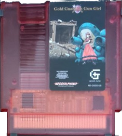 Gold Guardian Gun Girl - Cart - Front Image