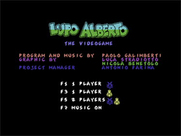 Lupo Alberto: The Videogame - Screenshot - Game Select