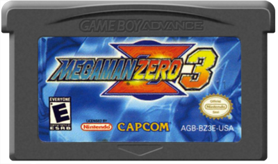 Mega Man Zero 3 - Cart - Front Image