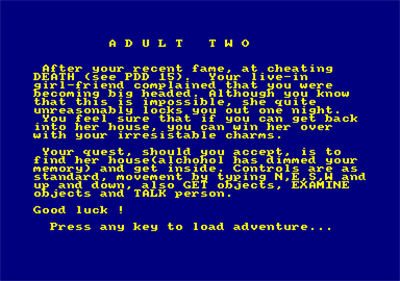 Adult Two - Screenshot - Game Title Image