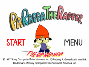 PaRappa the Rapper - Screenshot - Game Title Image