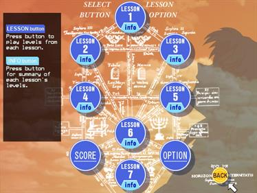 Shinseiki Evangelion: Typing Hokan Keikaku - Screenshot - Game Select Image
