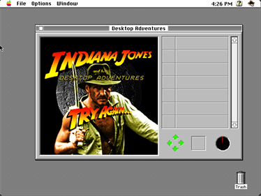 Indiana Jones and his Desktop Adventures - Screenshot - Game Over Image