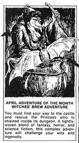 SoftSide Adventure of the Month 11: Witches Brew Adventure