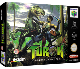 Turok: Dinosaur Hunter - Box - 3D Image