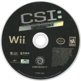 CSI: Hard Evidence - Disc Image