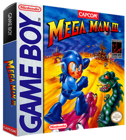 Mega Man III - Box - 3D Image